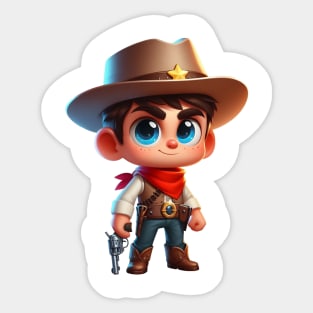 Cute Sheriff Sticker